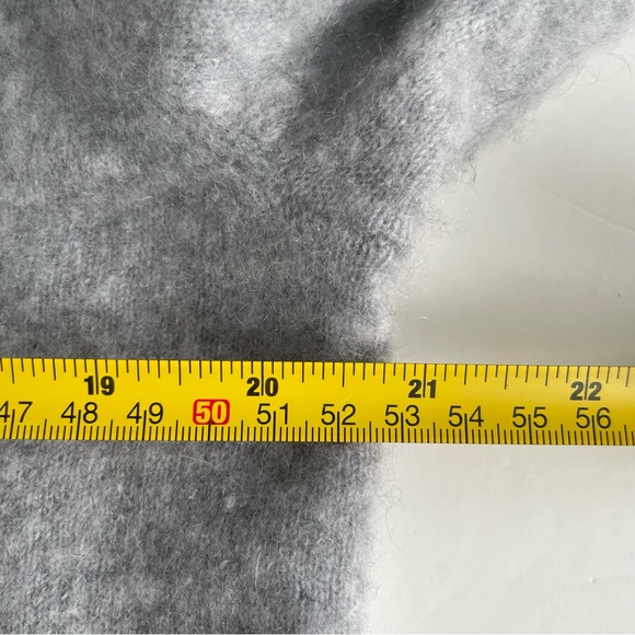 Cashmere Hudson North Sweater Size Large Heathered Grey Quiet Luxury Soft - Picture 11 of 13
